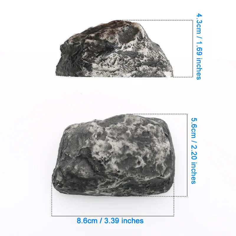 Sight Secret Rock Stone Shape อะไหล่กุญแจตู้เซฟกันน้ําซ่อนช่องเก็บสําหรับบ้านสวนกลางแจ้ง RV Key ตู้เซฟ