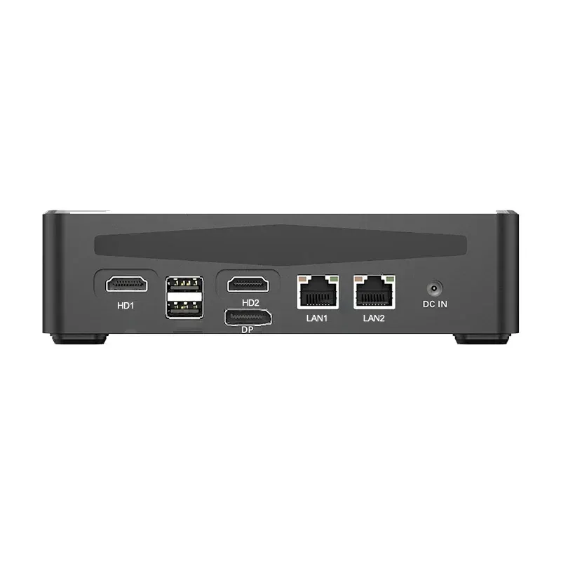 2025I-ntel Core I9-13900H 14 núcleos 2 * slot de memória DDR5 até 64 GB 2 * HD + DP + Tipo-C 6USB 2 X RJ45 Giga LAN para PC de escritório ou jogos