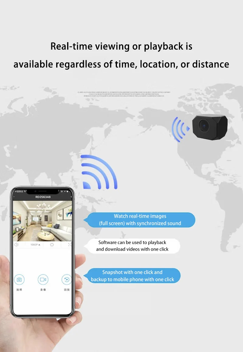 Xiaomi 4K HD WiFi Security Camera for Home Mini Smart Indoor IP Surveillance with APP Remote Monitoring Portable Design 2025