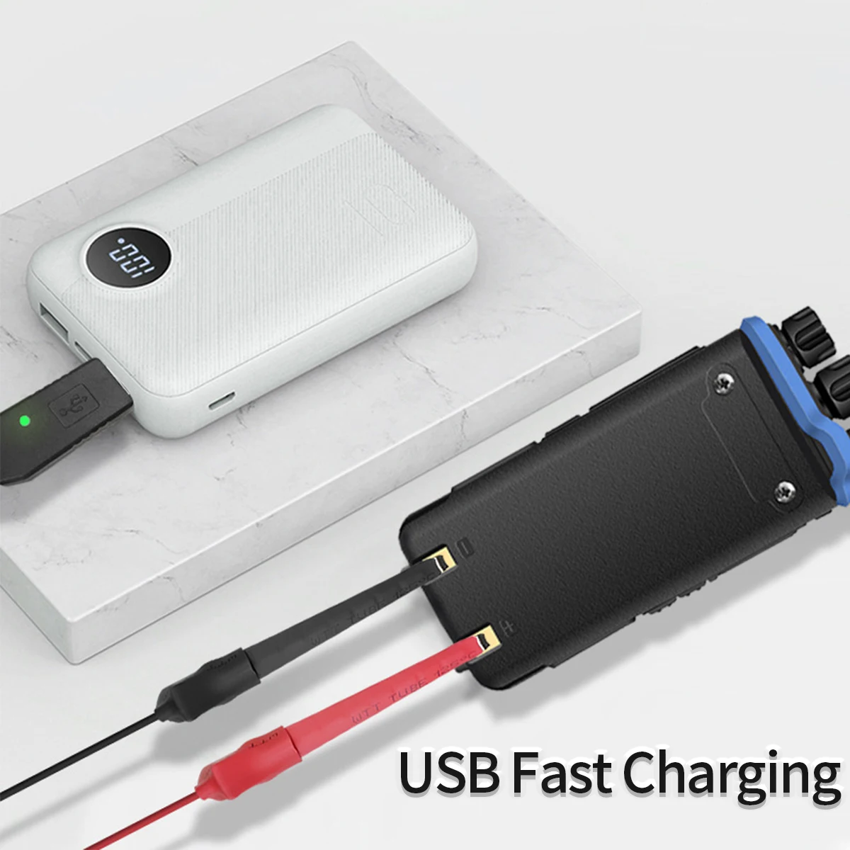 Baofeng トランシーバー ユニバーサル USB 充電器ケーブル BaoFeng UV-5R UV-82 BF-888S TYT Retevis RadioDuaArahdenganLampuIndikator