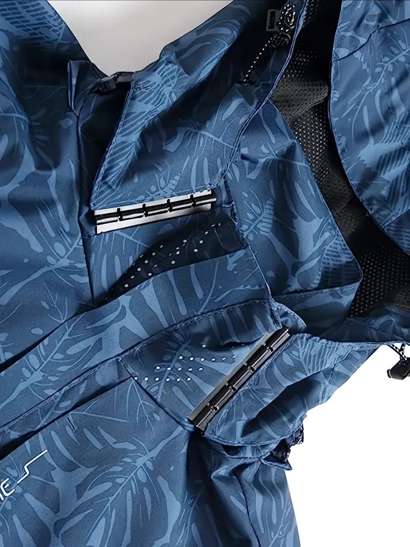 2025 jaqueta corta-vento impermeável casual masculina com zíper completo com capuz casaco para caminhadas ao ar livre para outono plus size