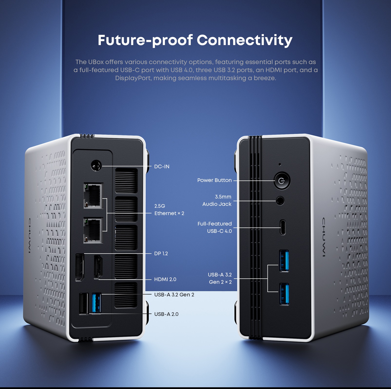 Chuwi ubox mini pc ryzen 6600h processador 6 núcleos amd cpu 16gb ram 512gb ssd windows 11 computador desktop pc 4k decording wifi 6 pc