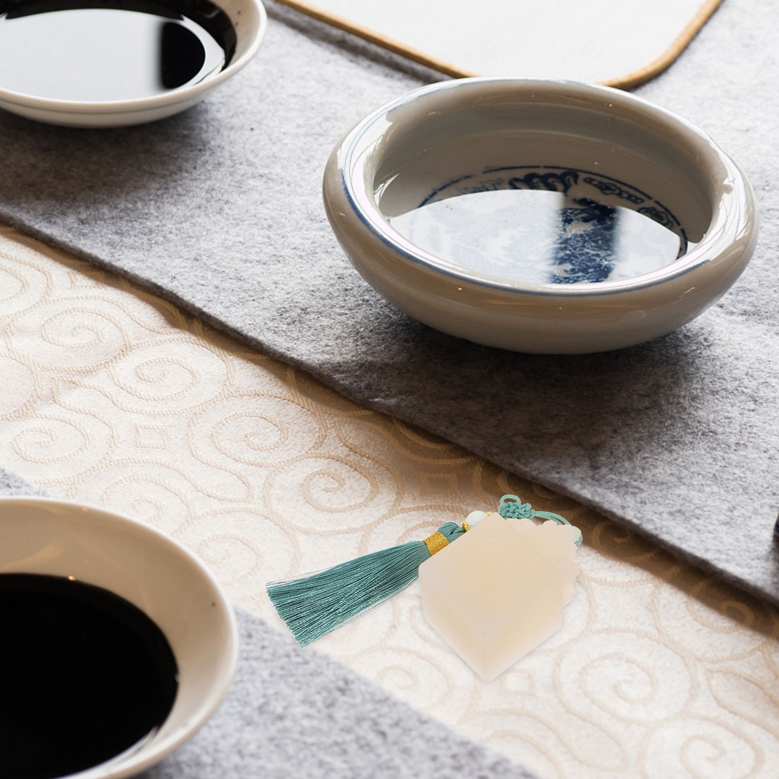 Печать Резьба Камень Материал Твердый Полированный Гладкий Китайское Имя Печать Глава Азиатское Искусство Каллиграфия Живопись Персональный