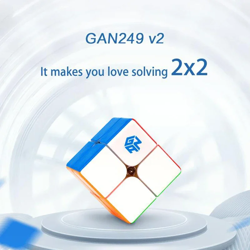 GAN 249 V2 Magic Tốc Độ Cube Stickerless GAN 249 V 2 Chuyên Nghiệp Fidget Đồ Chơi GAN249 V 2 Cubo Magico Xếp Hình gan 2X2 Khối Lập Phương
