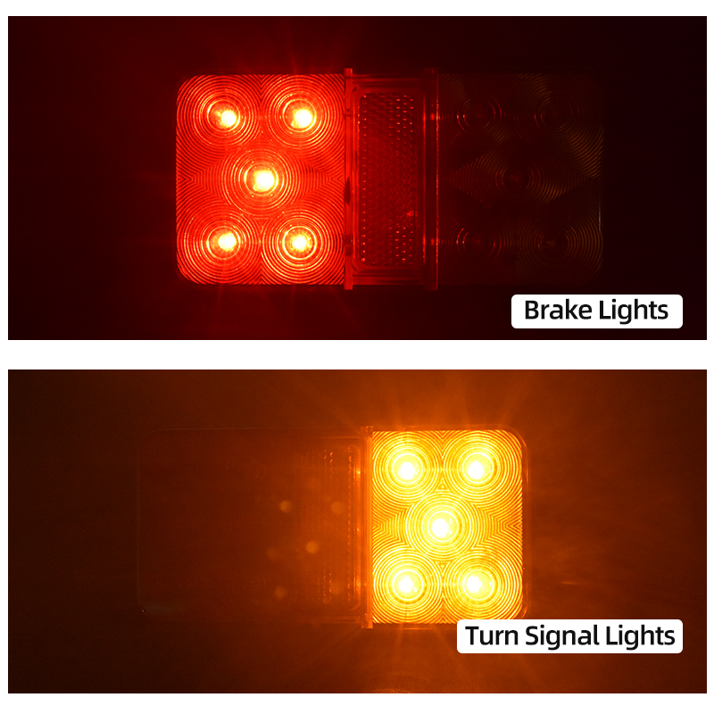 Ultra lumineux 12V voiture LED queue clignotant frein feu de recul pour pick-up remorque feu arrière étanche