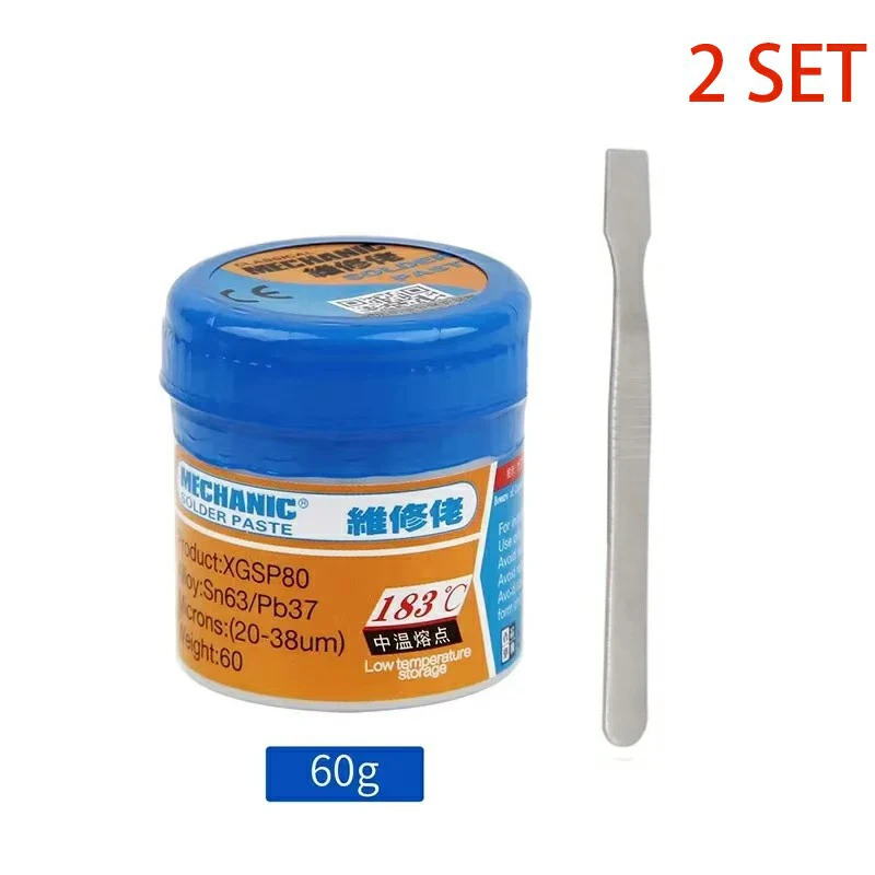 Tin Paste MECHANIC Reballing Solder Paste Smd Solder Tin Scraping Knife Fixed Paste For Mobile Phone IC CPU BGA SMD Phone Repair