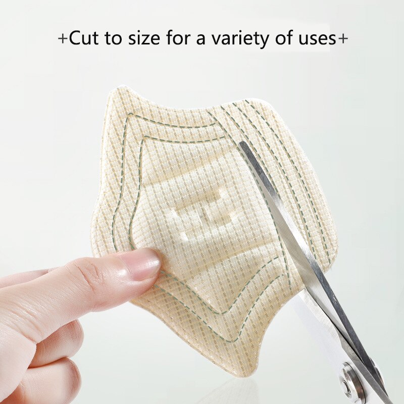 1 par de almohadillas para zapatos, plantillas antidesgaste para el talón, parche, almohadillas para cojín Unisex, Protector para el cuidado de los pies, pegatina trasera adhesiva, plantilla para insertar zapatos