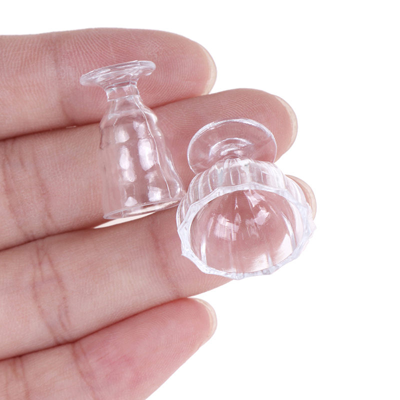 ミニ透明キッチン用品おもちゃ、ドリンクカップ、ディッシュプレート、食器ミニチュア、DIYシミュレーションプレイ、17個、セット