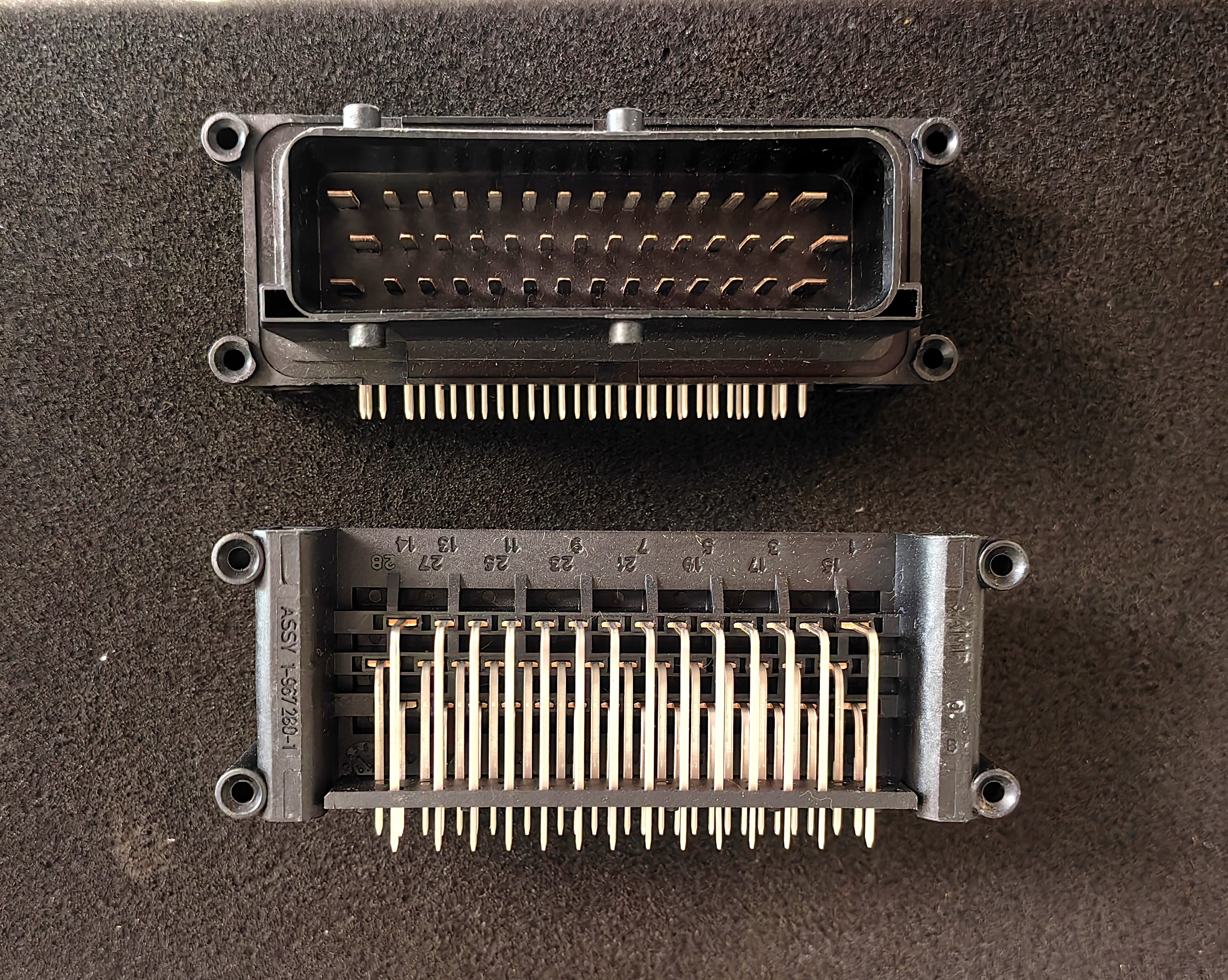 2/10/100 Stück 19672801   1- 967280 -1 1- 963215 -1 TE-Anschlüsse