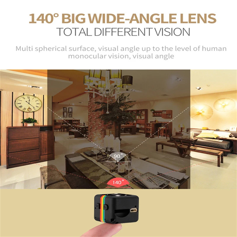 Sq11 mini câmera hd 1080p sensor sem fio visão noturna filmadora detecção de movimento dvr micro cam esporte dv gravador de áudio e vídeo