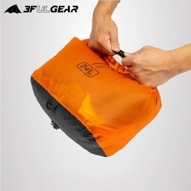 3F UL GEAR 12L 24L 36L Waterproof Bag With Air Valve Exhaust Drifting Swimming Bag Travel Storage Bags Outdoor Camping Equipment