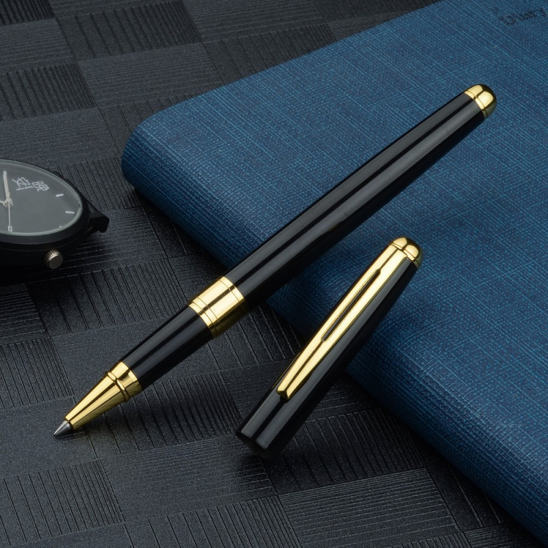 Wysokiej jakości długopis biznesowy do podpisywania, materiał ze stali nierdzewnej, wkłady wymienne, artykuły biurowe i do nauki.