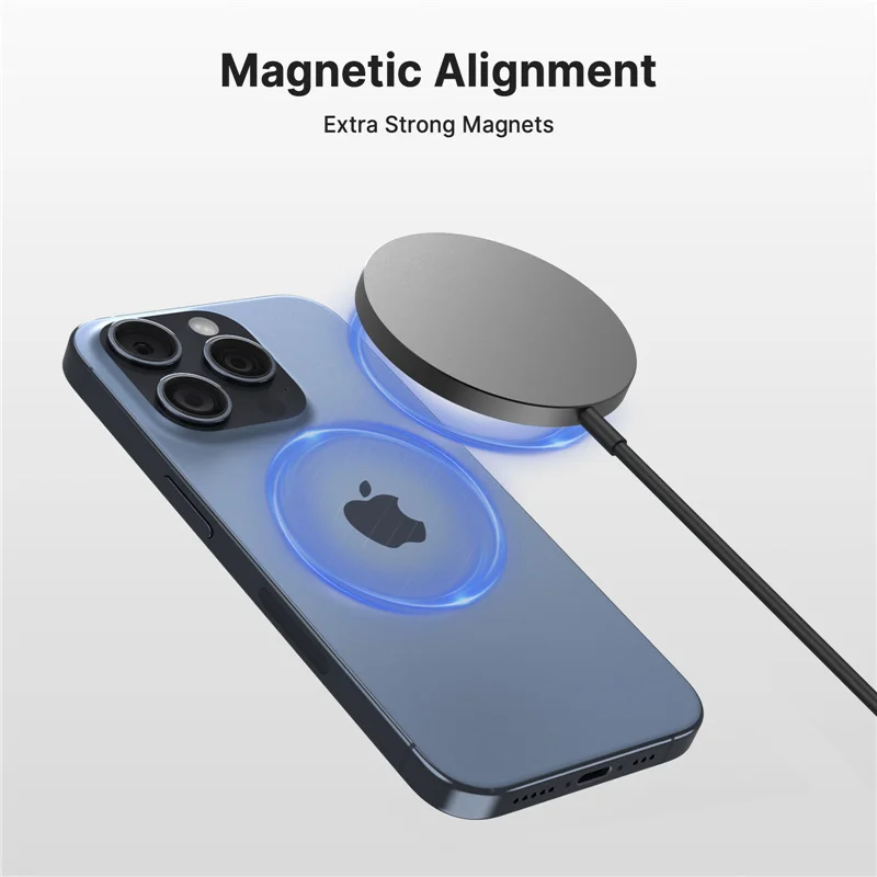 30W Magnetic Wireless Charger Pad USB + Type C PD For Magsafe iPhone 16 15 14 13 12 Pro Max Fast Charging Dock Station Chargers