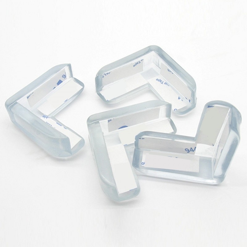 1/10pcs เด็กโปร่งใสตารางมุมขอบป้องกันเด็กความปลอดภัยซิลิโคนโต๊ะ Protector GUARD Cushion Anti Collision