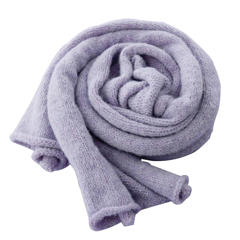 Knitting Newborn Stretch Wrap for Studio Photo Neutral Baby Photo Prop Swaddle Wrap Posing Fabric