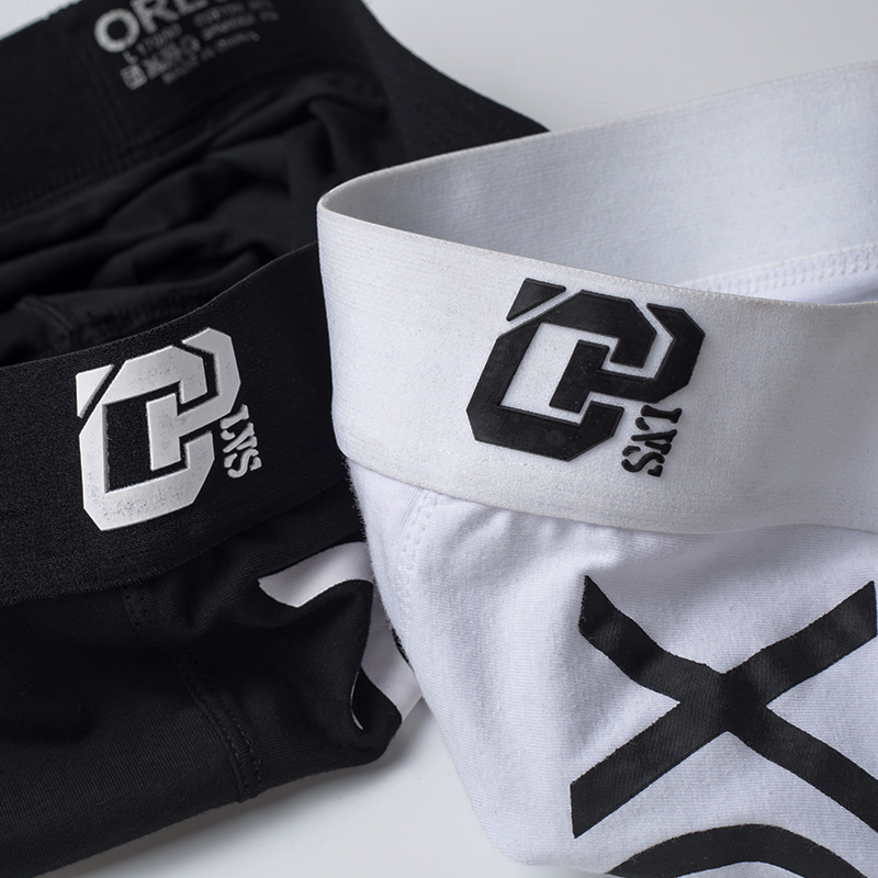 Orlvs boxer masculino sexy roupa interior macio boxershorts de algodão calcinha masculina 3d bolsa shorts sob calças curtas