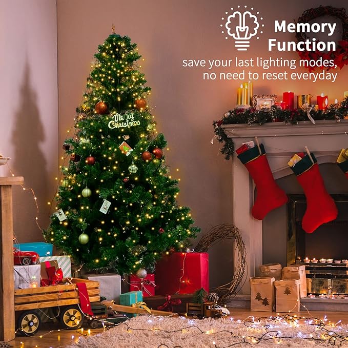 Led Christmas Tree Lights New year's garland String for Patio Garden 1.5M/2M/3M  Waterfall Light christmas decoration 2025