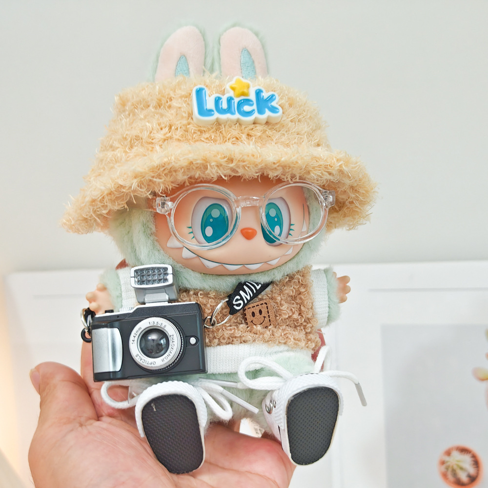 Милая кукольная одежда для 17 см, наряд Labubu, аксессуары, классический комплект платьев V2, мини-одежда для кукол, подарок для девочек, Labubu Ropa