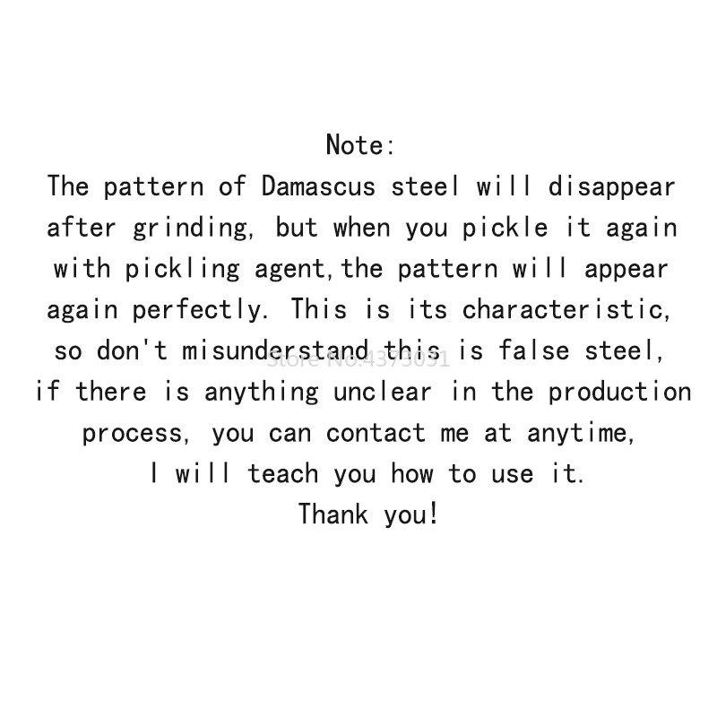 1 Stück VG10 Sandwich-Stahl für DIY-Messerherstellung Damaststahl Spirale Textur Messerklinge leer Küchenmesser Wärmebehandlung
