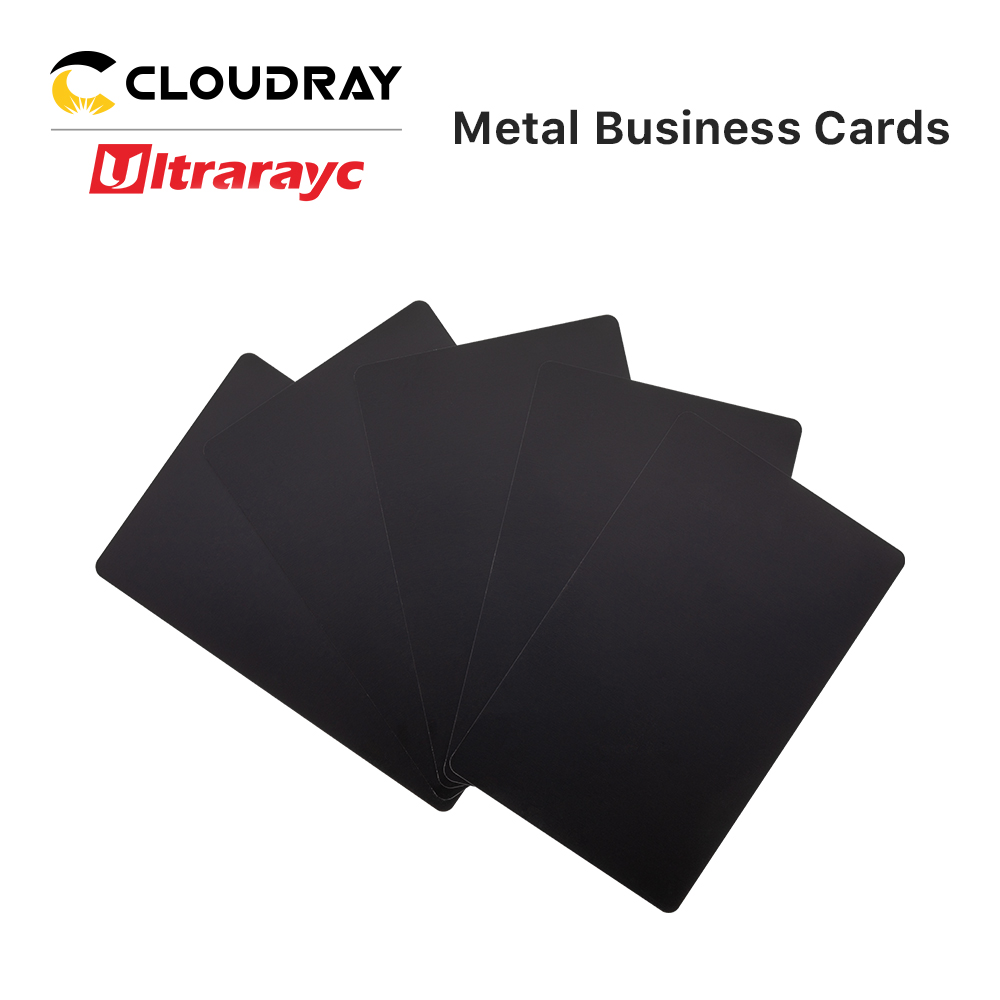 50ชิ้น/100ชิ้น/ล็อตนามบัตรโลหะอะลูมิเนียมสีดำด้านวัสดุทดสอบสำหรับเครื่องทำเครื่องหมายเลเซอร์