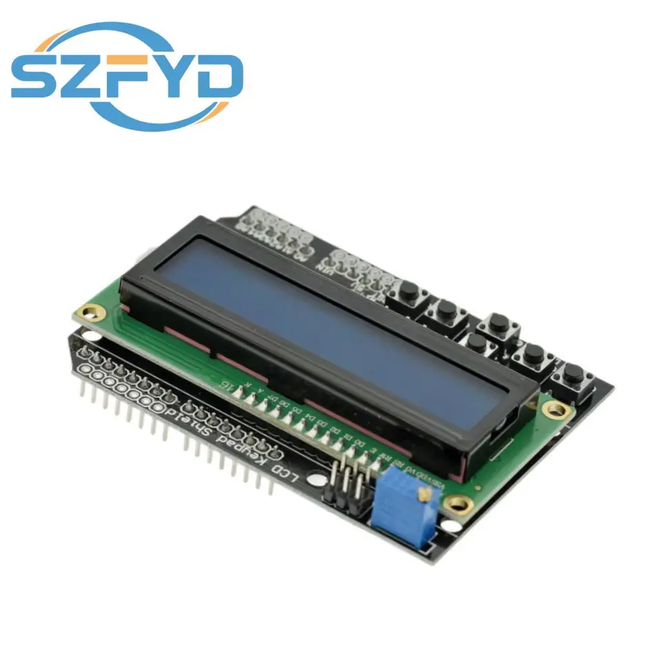 Placa de expansión de entrada/salida de caracteres LCD1602, teclado LCD, escudo LCD, módulo de pantalla LCD para Arduino raspberry PI