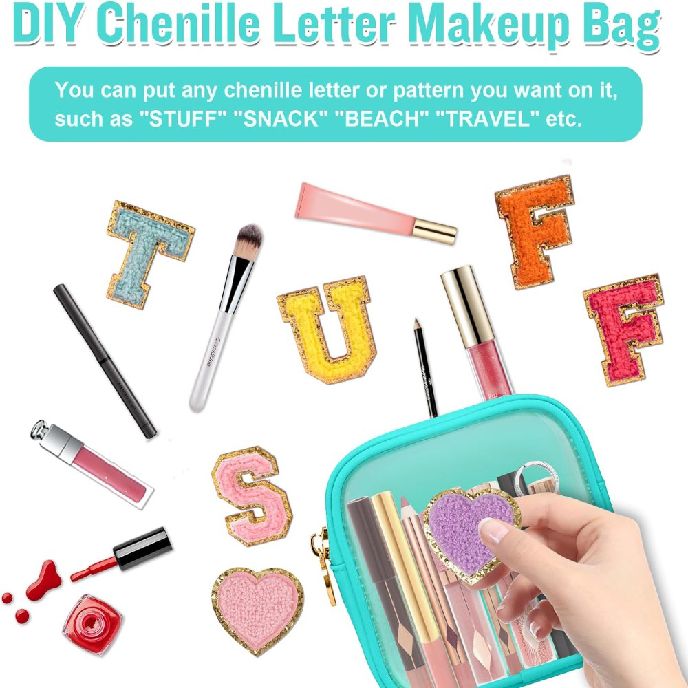 Mini Pvc Cosmetic Bag Waterproof Zipper Storage Bags Small Multi-function Cosmetic Pouch Girls