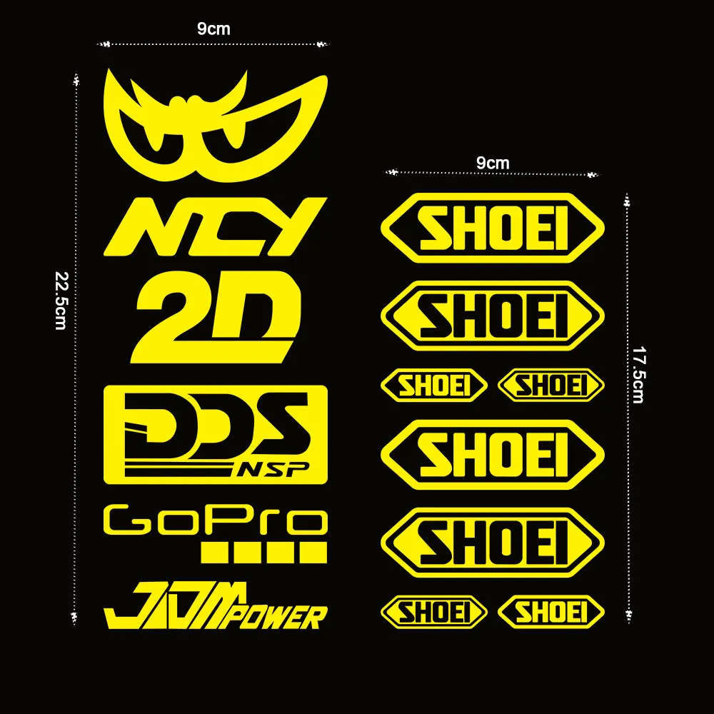 Laser arco-íris reflexivo tubarão tira lateral da motocicleta capacete da bicicleta adesivo estilo do carro decalque do vinil para yamaha tmax hrc ninja