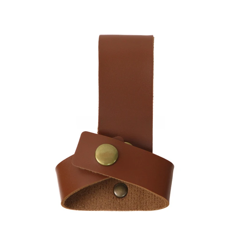 1PC Outdoor Camping Waist Storage Clip Gloves Key Loss Prevention Hook Outdoor Work Storage Leather Buckle Hiking Gadgets