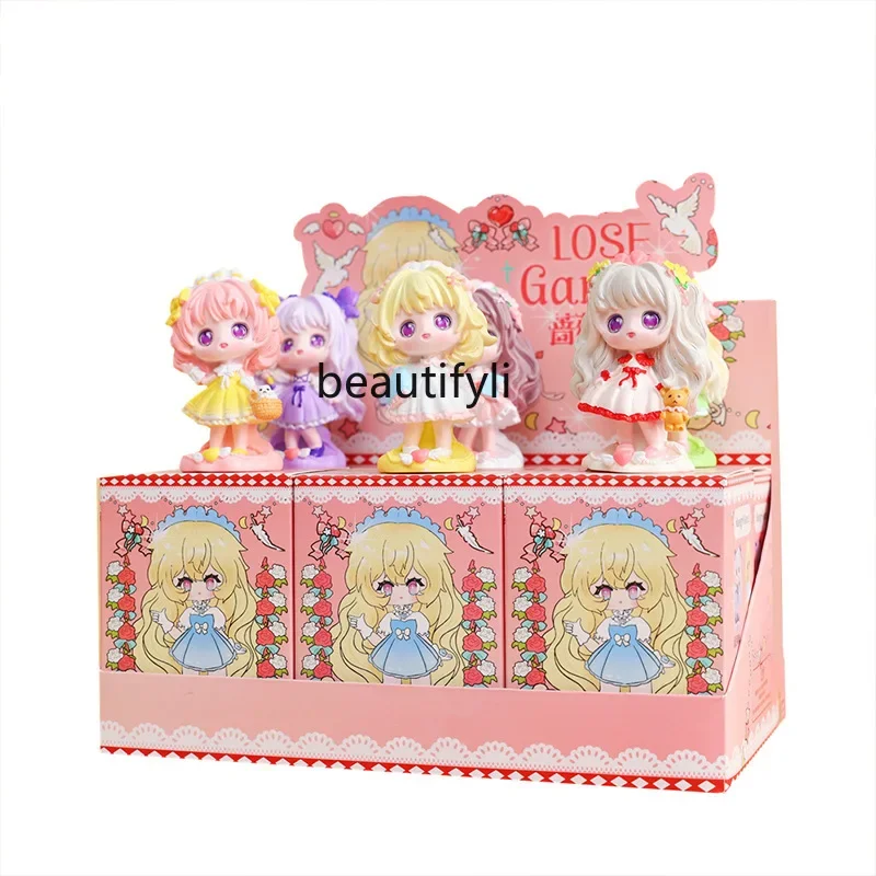 小さな王女のブラインドボックスおもちゃ、小学校へのかわいいギフト、授乳ボックス、誕生日、新しい、2024