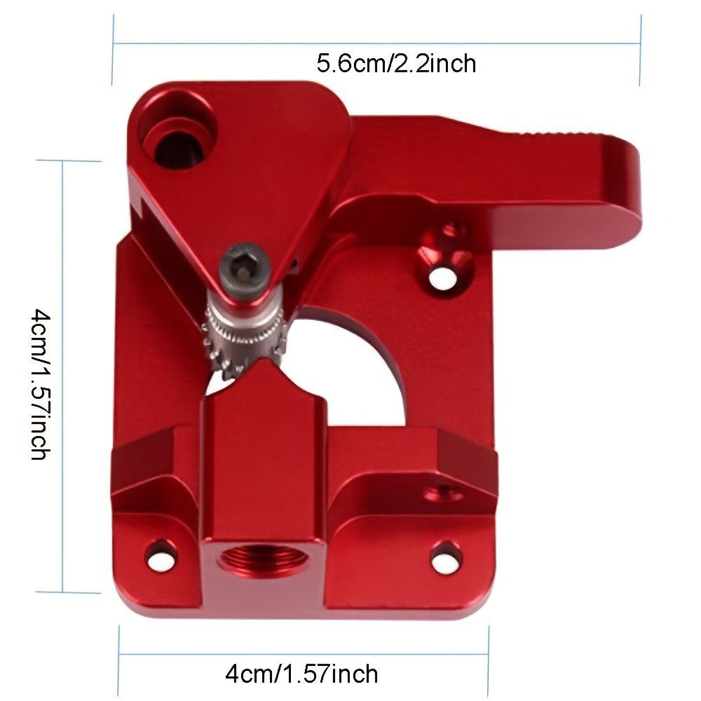 Extrusora de engrenagem dupla Ender 3 v2 atualização eixo do motor 20mm, compatível com Ender 3 Pro CR10 Series impressora 3D unidade de filamento TPU