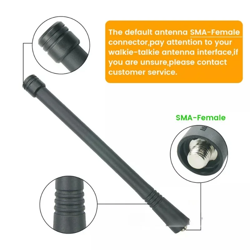 Walkie Talkie VHF 136-174Mhz HAM Soft Antenna for Motorola EP350 EP450 GP68 GP88 GP328 GP338 GP3188 GP68 GP340 CP200 Antenna