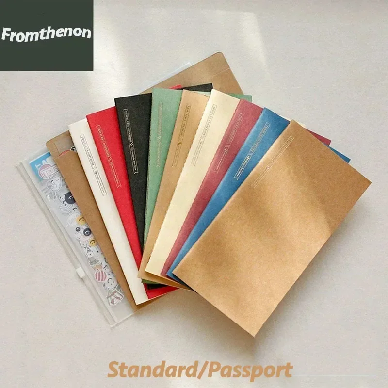 Fromthenon Traveler's Notebook Standard Passport Ersatz Innenseite Reiseplaner Journal Notebook Nachfüllzubehör