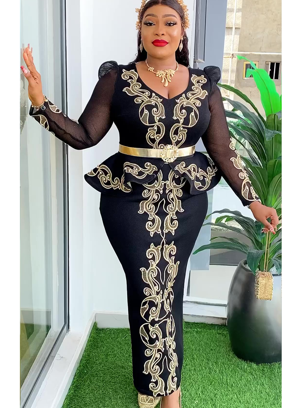 Elegante afrikanische Kleider für Frauen 2025, neue Afrika-Kleidung, Übergröße, Türkei, Hochzeit, Party, langes Kleid, Dashiki, Ankara-Outfits, Robe