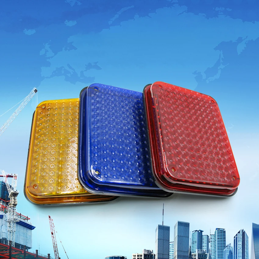 1Pc 12V Xanh Đỏ Vàng Nhấp Nháy Đèn Cho Xe Cứu Thương Pumper Cháy Động Cơ Nhấp Nháy Đèn Cảnh Sát Tuần Tra Toa Xe Vệ Sinh xe Tải