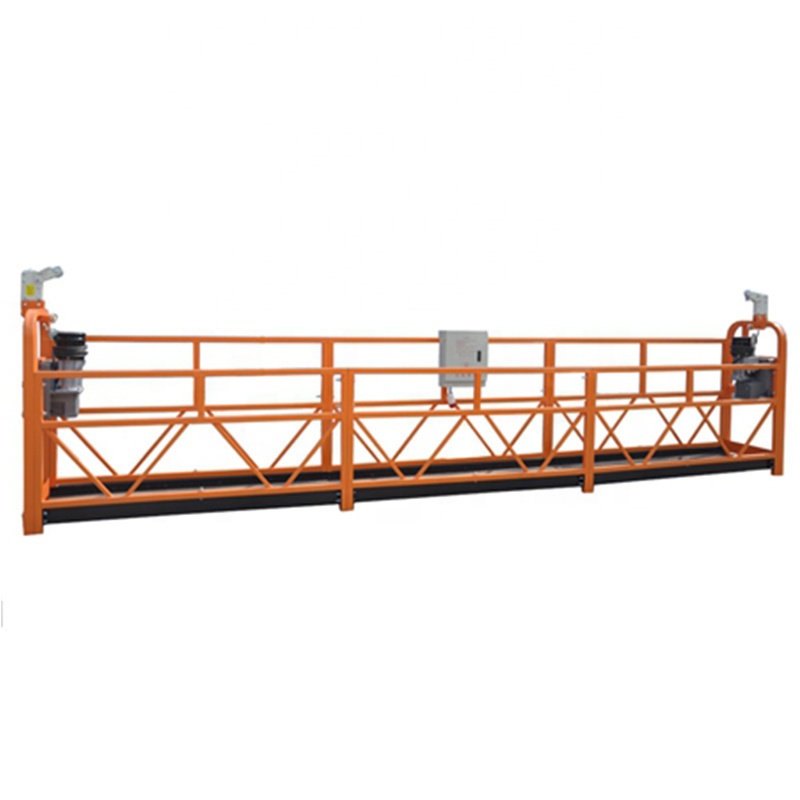 Plate-forme de travail suspendue, installation explorez afaudage suspendu, berceau, bâtiment, stock Johanna