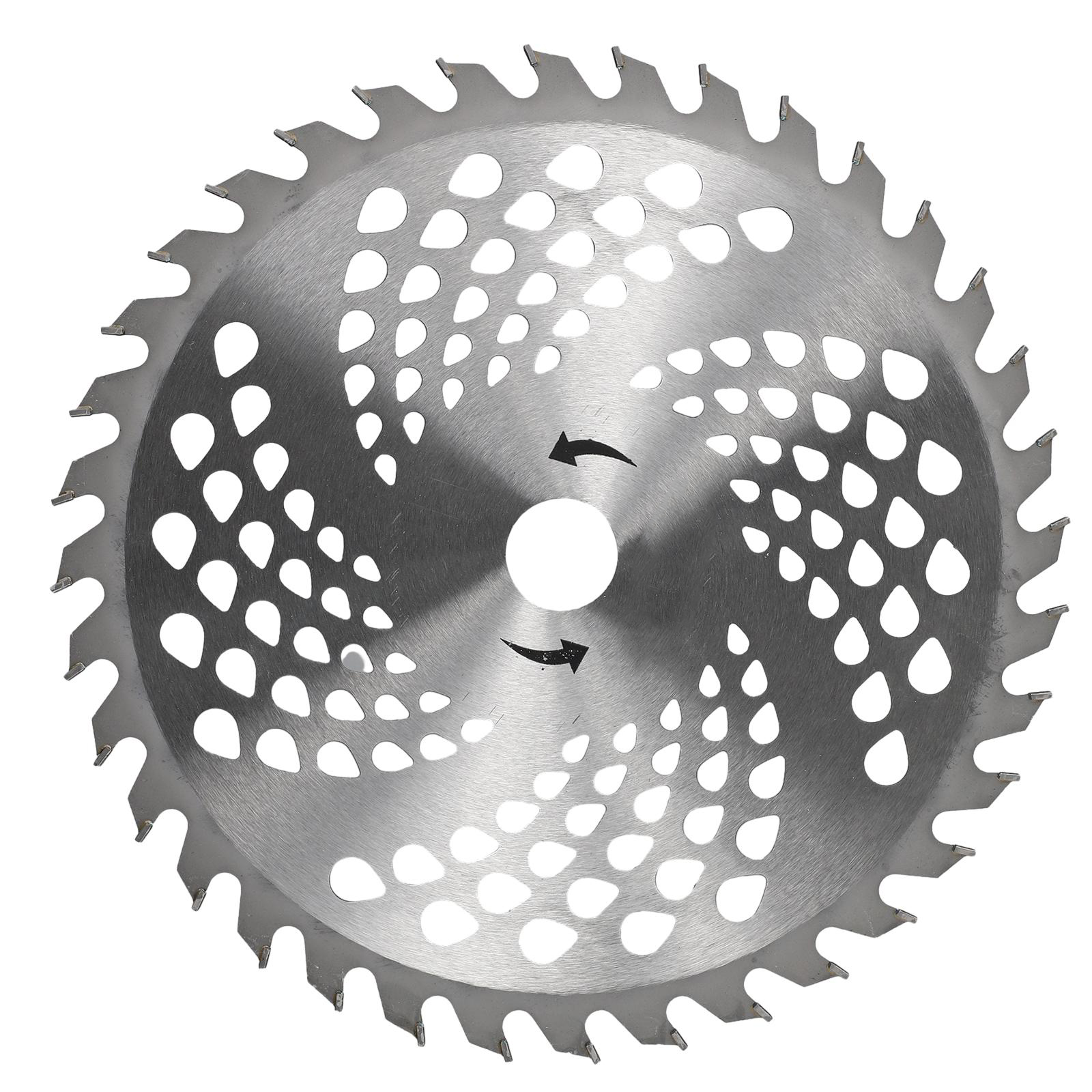 Cabeça de aparador de grama, 9 polegadas, 36 dentes, lâmina de serra, cortador de escova de madeira, disco de corte para jardim, cortador de grama, ferramentas elétricas, 1 peça