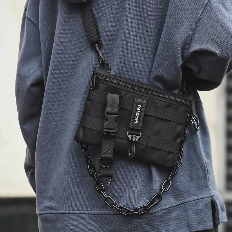 Functionele tactische borsttas unisex streetwear tas heuptas vrouw borst rig tas mini rugzak mode schouder crossbody tas