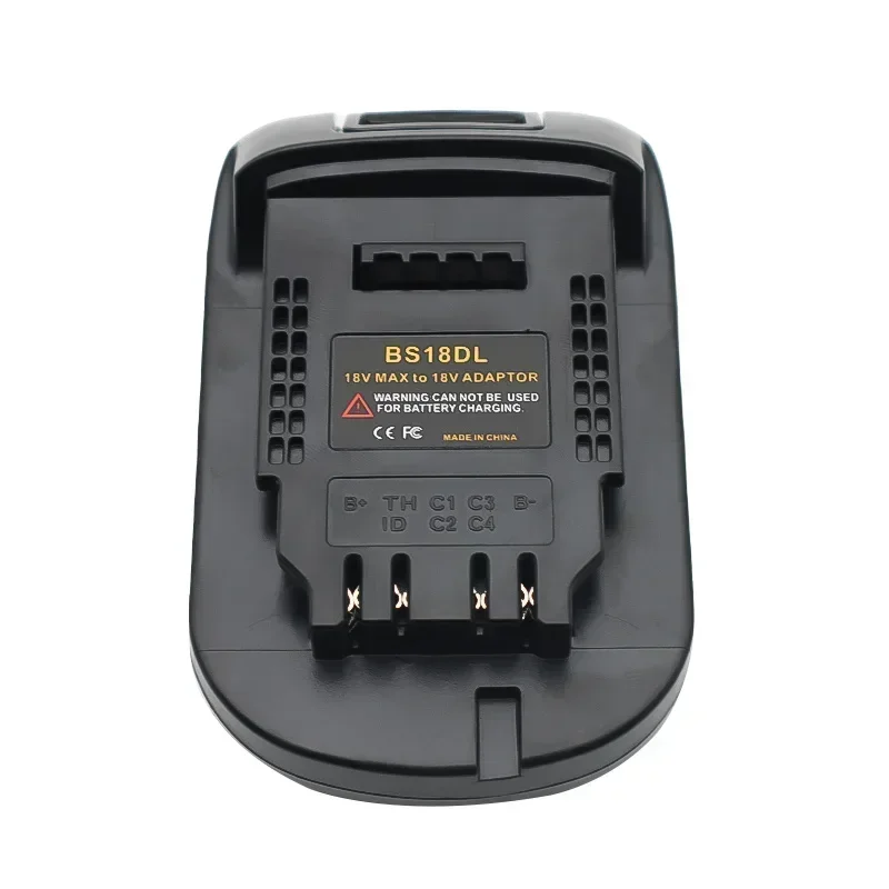 Адаптер-переходник Bat618 для аккумулятора Bosch 18 В для Makita, Milwaukee, Dewalt, Hitachi, Dyson, Metabo, AEG Worx