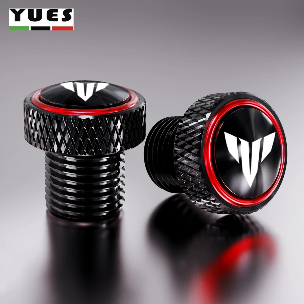 Para yamaha mt07 mt09 mt10 mt15 mt 07 09 10 sp fz09 fz07 acessórios da motocicleta m10 * 1.25 espelho traseiro buraco plugues parafuso parafusos capa