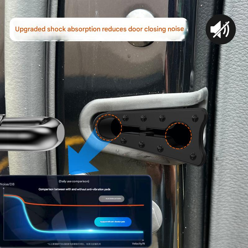 Auto deurslot bescherming pad autodeur schokabsorptie buffer stille siliconen pad Voor BMW 1 3 5 7 Serie X1X3X4X5 F10 F15 F16