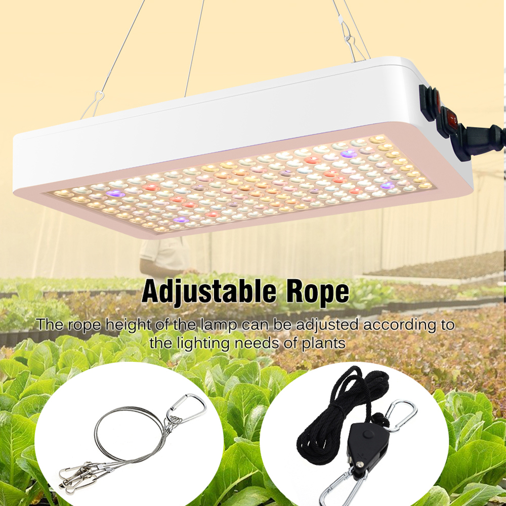 Vollspektrum-LED-Wachstumslicht SMD2835 AC100-277V Doppelschalter für Gewächshauspflanzen, Aussaat von Gemüse und Blumen