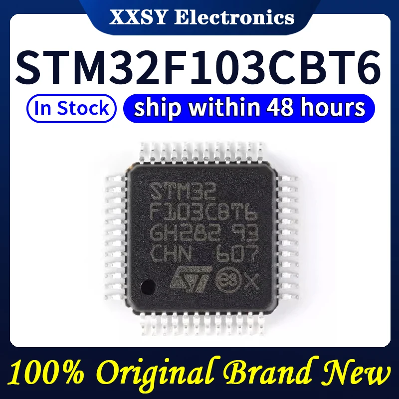 STM32F103C8T6 STM32F103CBT6 STM32F103C6T6A STM32F103RBT6 STM32F103RCT6 STM32F103RDT6 Disponibile 100% originale e nuovo