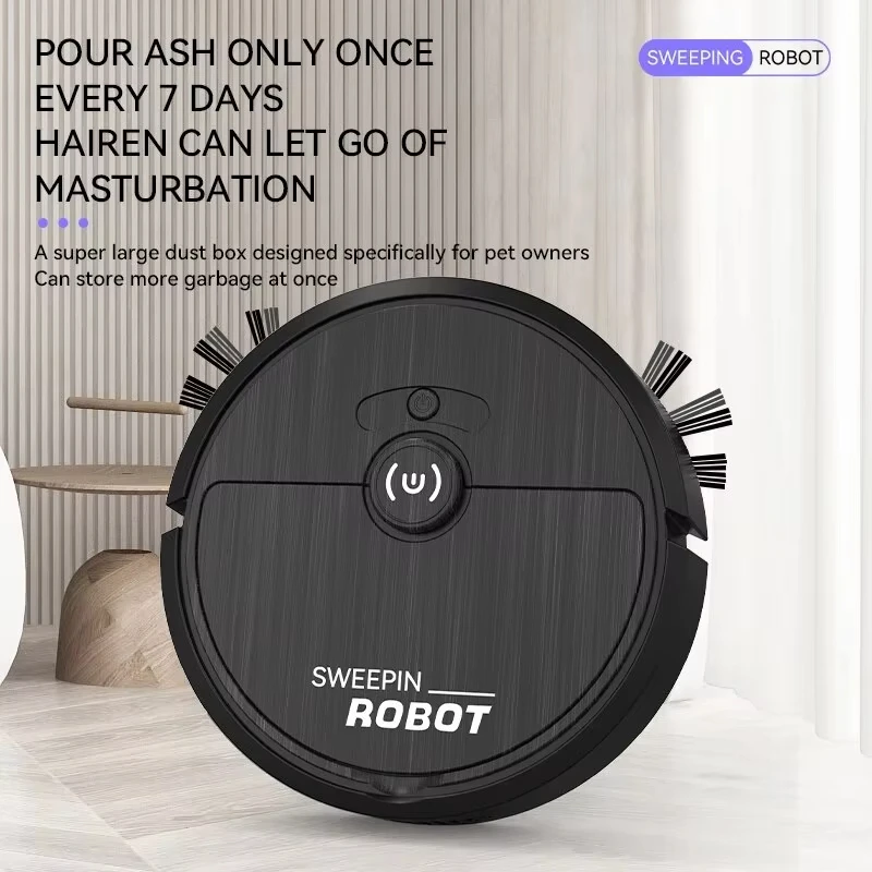 Xiaomi Electric Sweeper Home Smart Sweeping Robot Wet Dry Dual Use รีโมทคอนโทรล Sweeper เหมาะสําหรับห้องครัวพรมห้องนอน