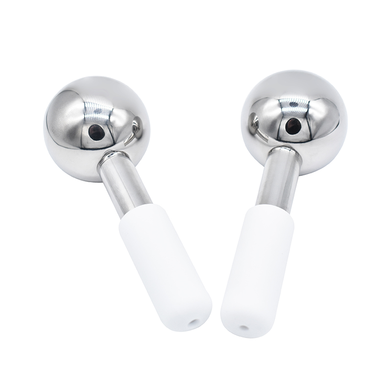 Globos de gelo para rosto e olhos, bastões criogênicos de aço inoxidável inquebráveis, globos de resfriamento de rolo frio