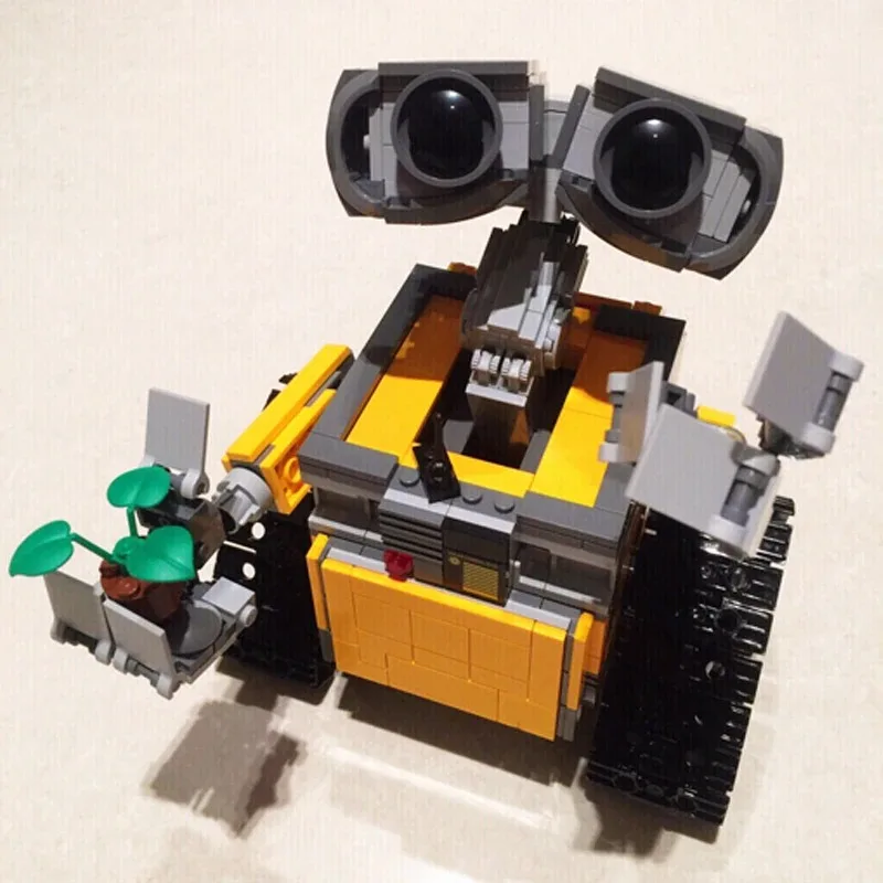 21303 Roboter Wall-E Mobilisierung ist mit Puzzle-Kinderspielzeug kompatibel, 687 Teile, Montage, Heimdekoration, Modell, Spielzeug, Geschenke