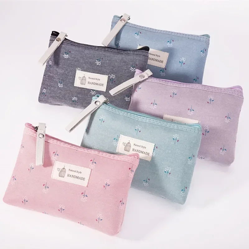 Women Small Floral Cosmetic Makeup Bag Travel Neceser Storage Organizer Zipper Toiletry Wash Make Up Bags Purse Pouch Косметичка