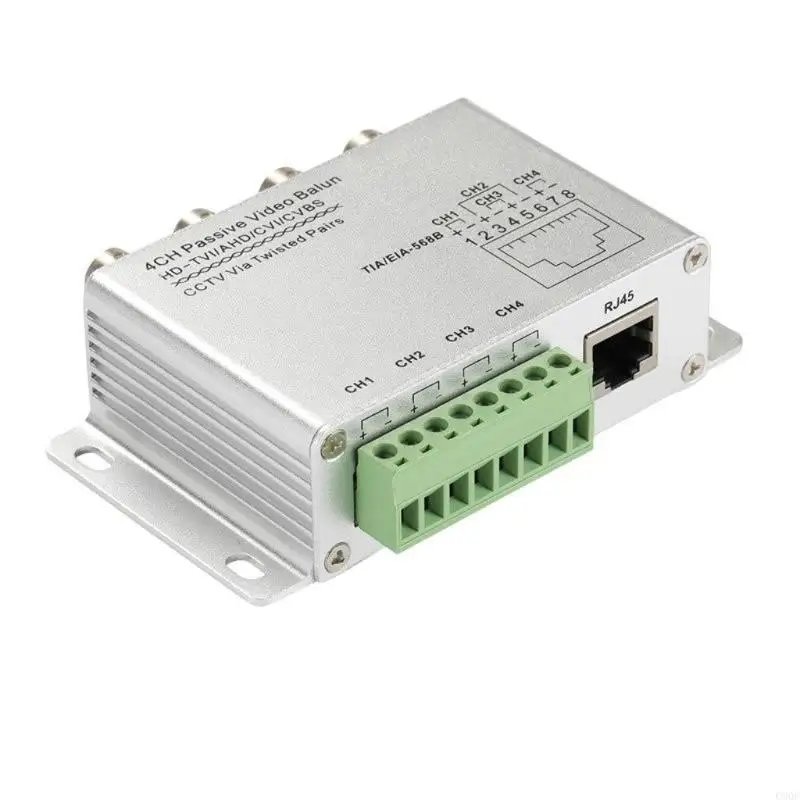 C90C Coaxials Video Transmitters 4ch AHD CVI TVI untuk Sistem Kamera Keamanan