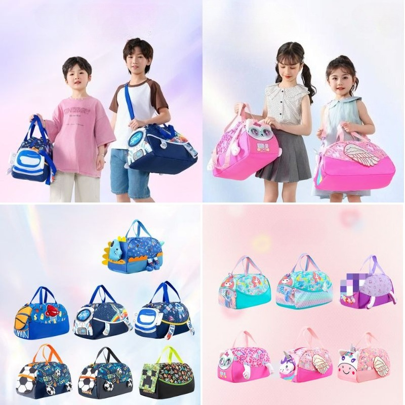 Plunjezak voor kinderen voor meisjes en jongens Elementaire reistas Compartimentzak Handbagage Weekendschoudertas Handtas