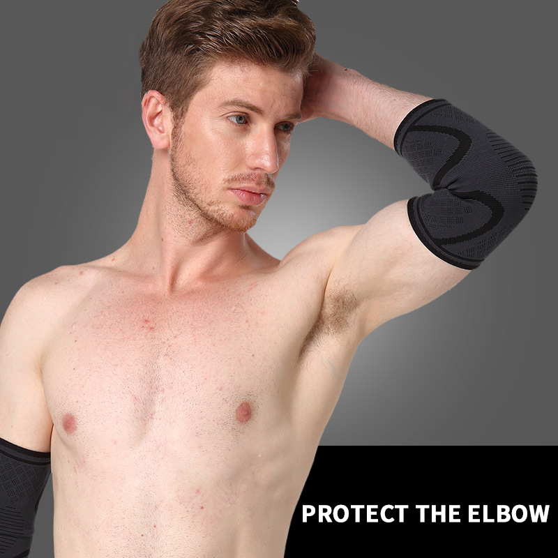 1 Pc Breathable Elbow Support Compression Elastic Arm Brace Nylon Arm Sleeve