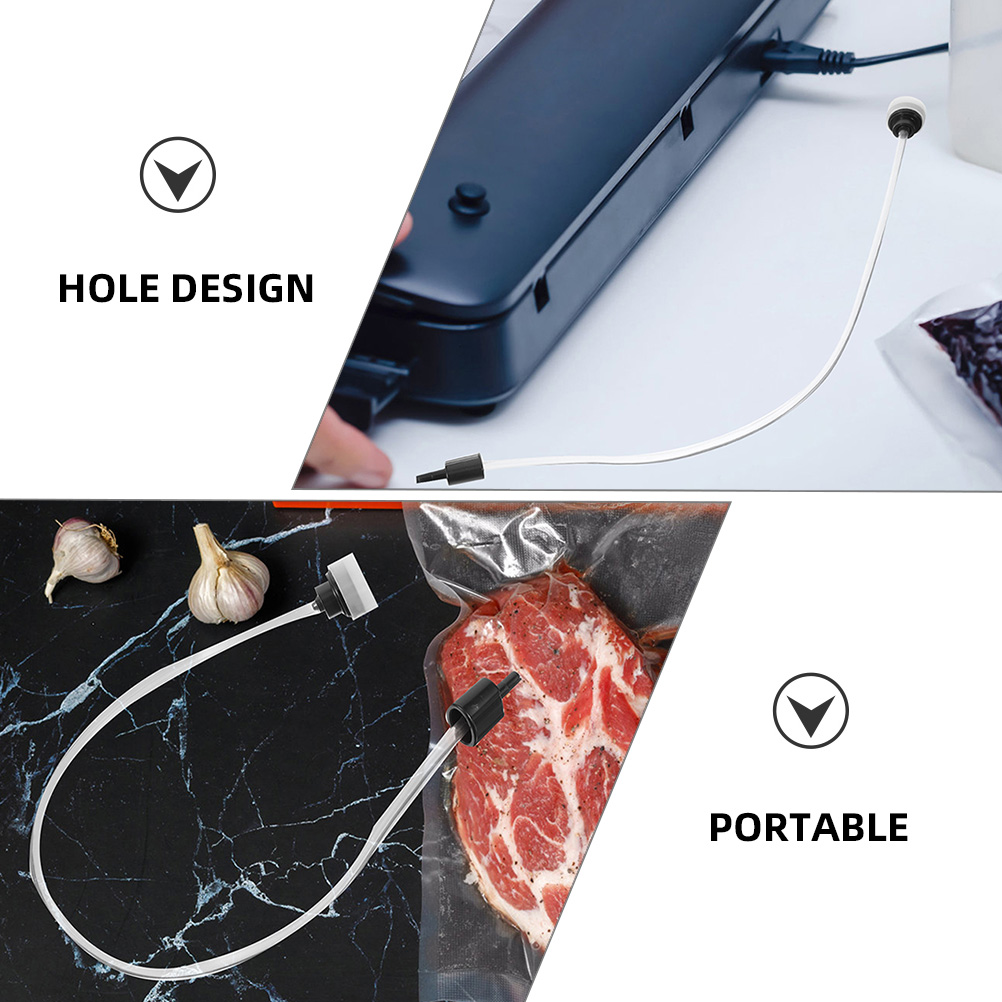 2 ชิ้นท่อสูญญากาศเครื่องบรรจุภัณฑ์เครื่องซีลหลอด Link Catheter ยืดหยุ่นสําหรับกระเป๋าอุปกรณ์เสริมเปลี่ยน